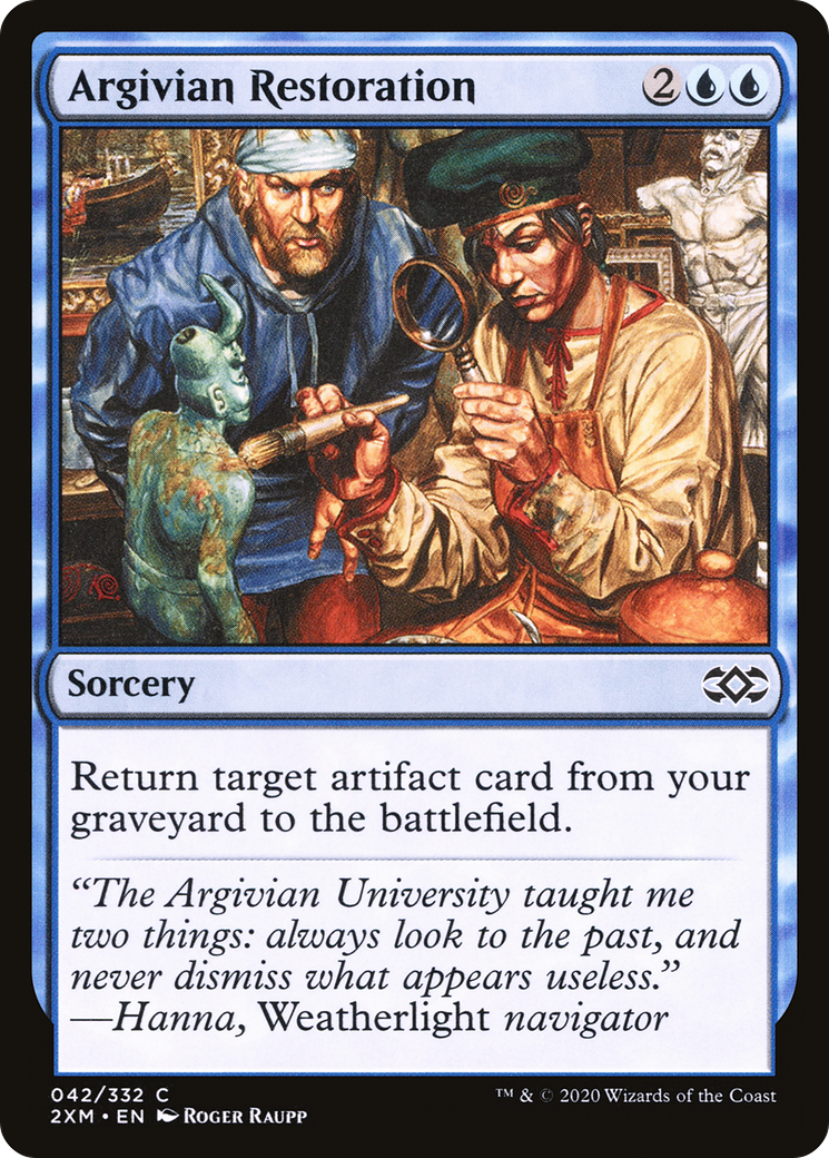 Argivian Restoration (2XM-042) [Double Masters] Foil