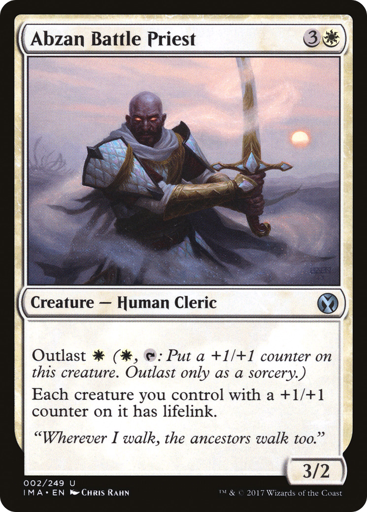 Abzan Battle Priest (IMA-002) [Iconic Masters]