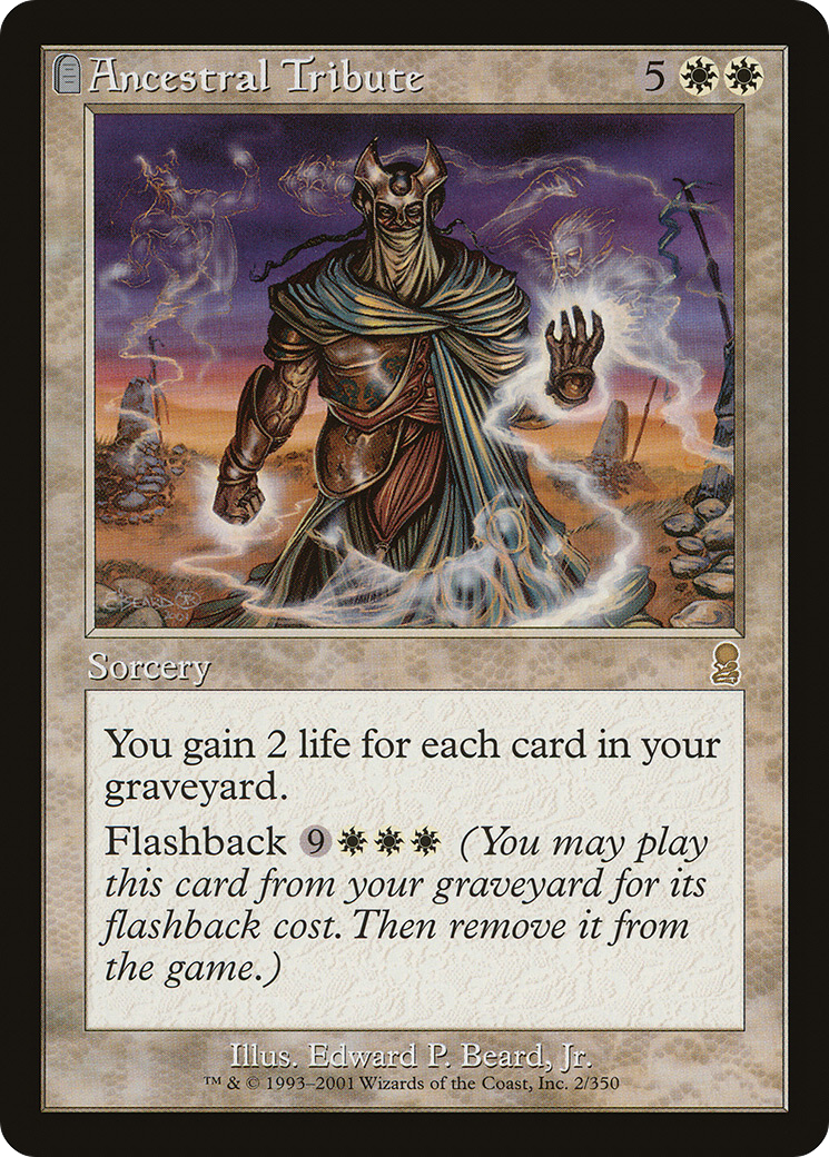 Ancestral Tribute (ODY-002) [Odyssey] Foil