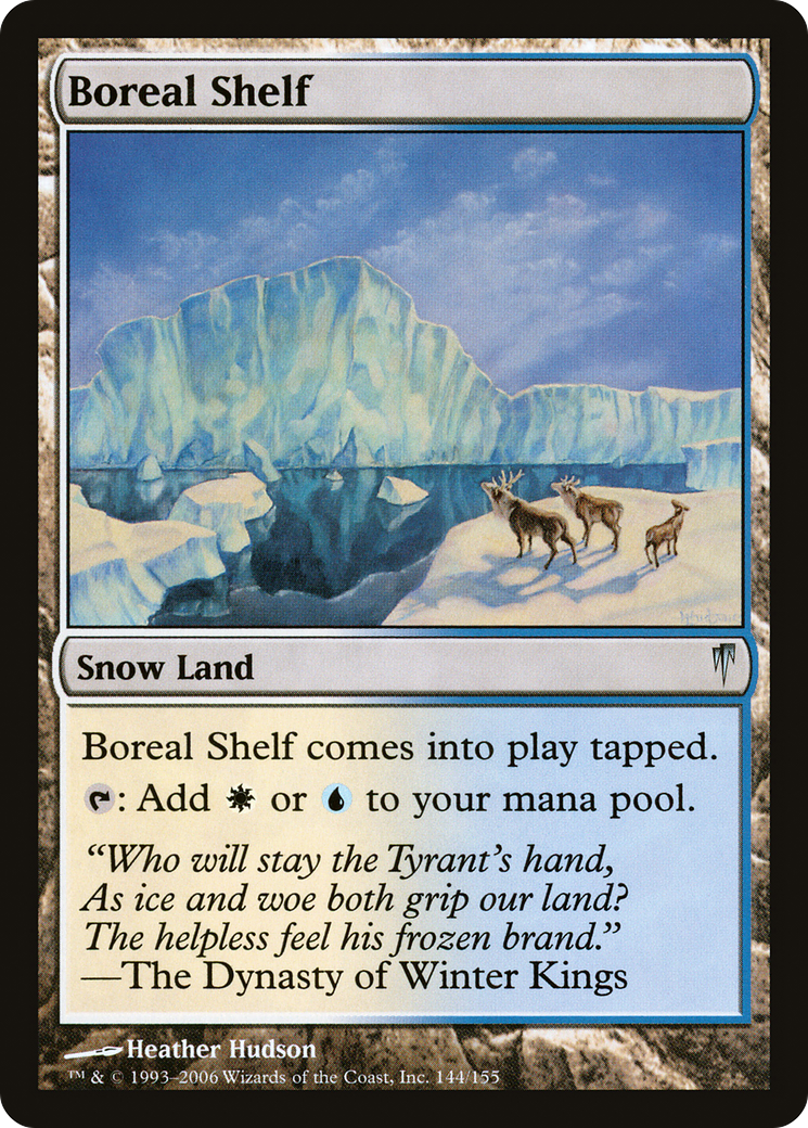 Boreal Shelf (CSP-144) [Coldsnap] Foil