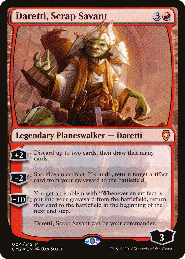 Daretti, Scrap Savant (CM2-004) [Commander Anthology Volume II] Foil