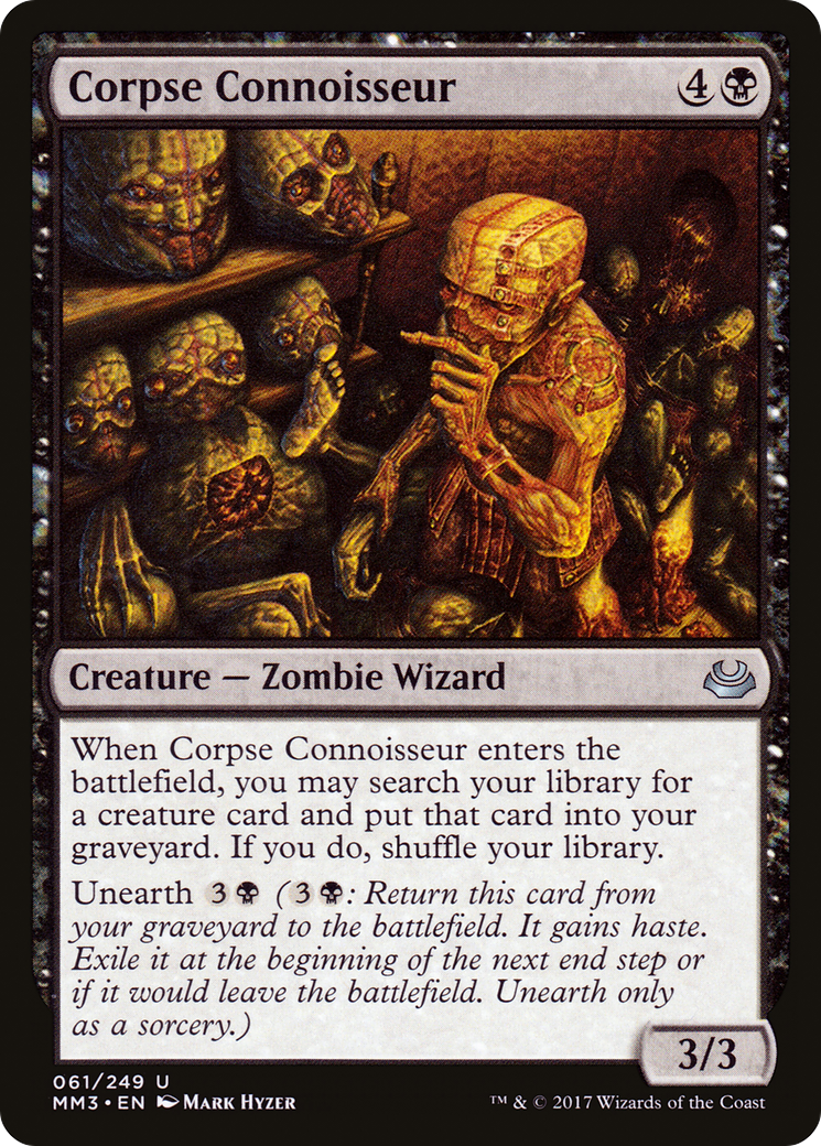 Corpse Connoisseur (MM3-061) [Modern Masters 2017]