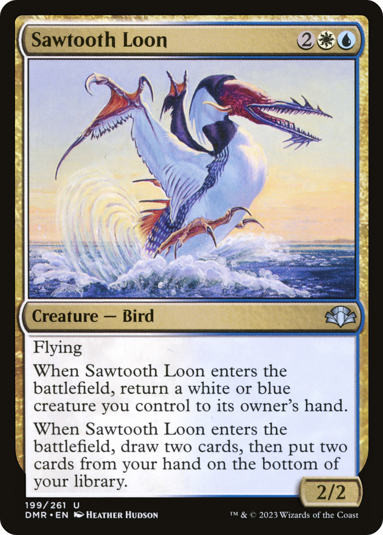 Sawtooth Loon (DMR-199) [Dominaria Remastered] Foil