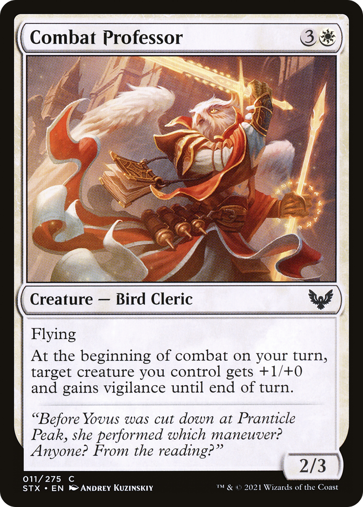 Combat Professor (STX-011) [Strixhaven: School of Mages]