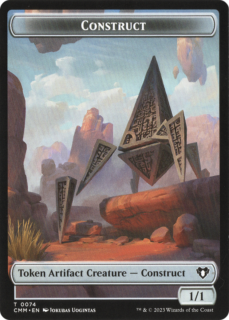 Construct (TCMM-074) [Commander Masters Tokens] Foil
