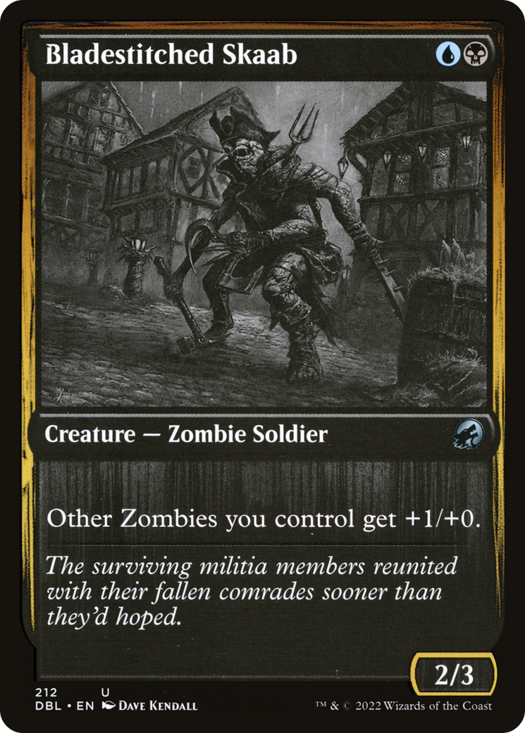 Bladestitched Skaab (DBL-212) [Innistrad: Double Feature] Foil