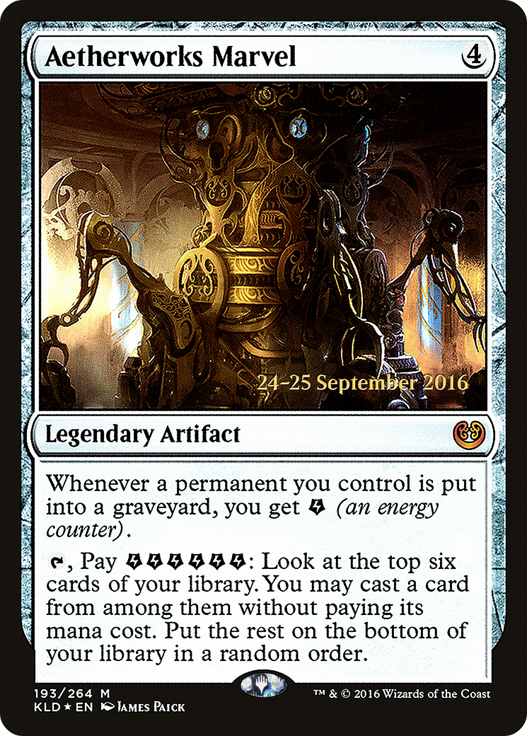 Aetherworks Marvel (PRE-193S) [Kaladesh Promos] Foil