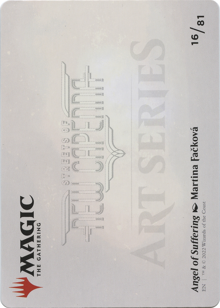 Angel of Suffering // Angel of Suffering (ASNC-016) (Borderless) [New Capenna Art Series] Foil
