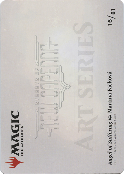 Angel of Suffering // Angel of Suffering (ASNC-016) (Borderless) [New Capenna Art Series] Foil