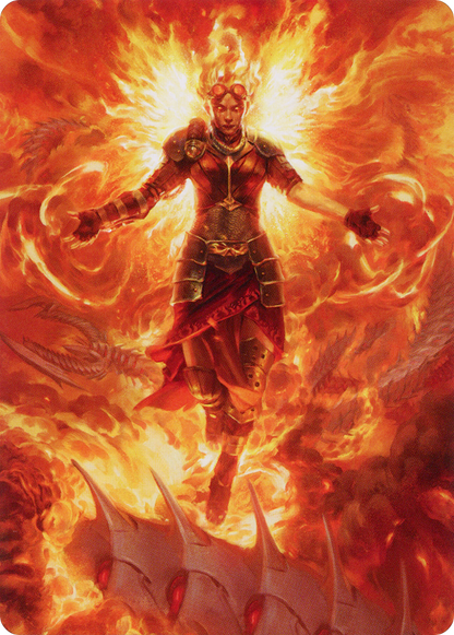 Chandra, Hope's Beacon // Chandra, Hope's Beacon (AMOM-030) (Borderless) [March of the Machine Art Series]