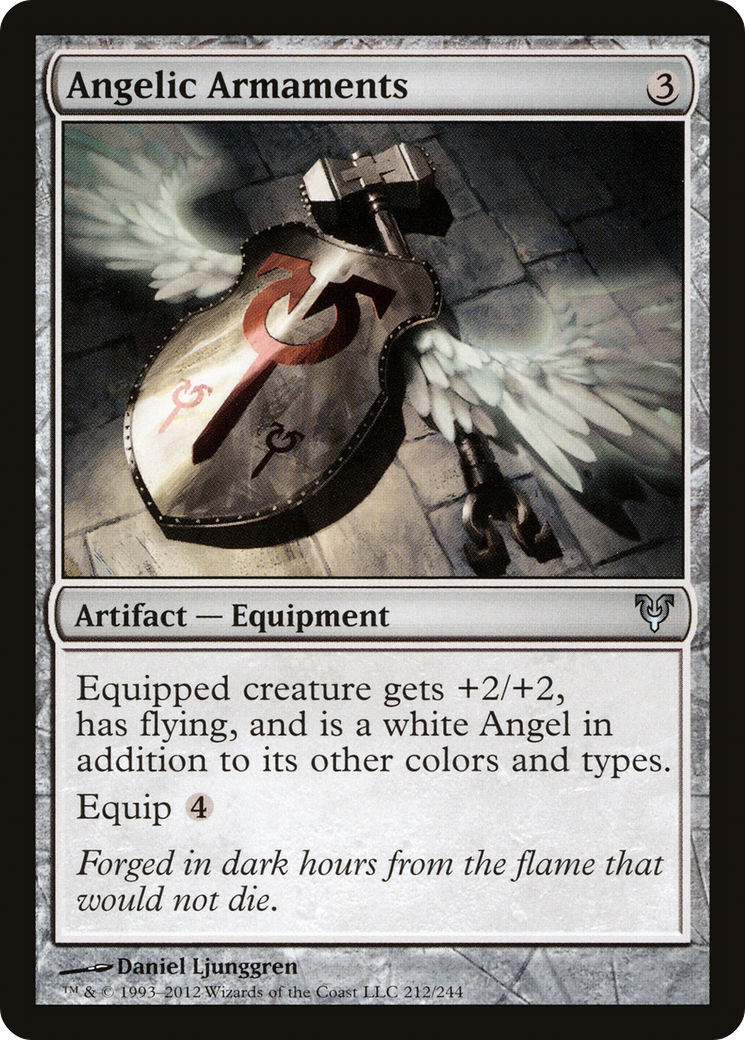 Angelic Armaments (AVR-212) [Avacyn Restored] Foil