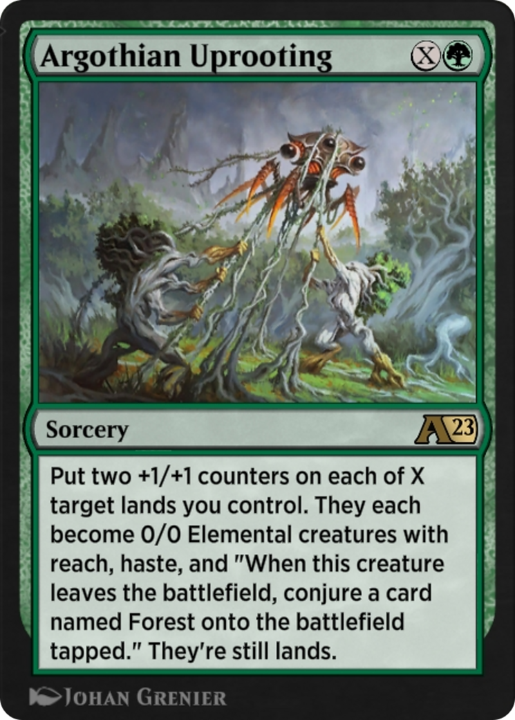 Argothian Uprooting (YBRO-012) [Alchemy: The Brothers' War]