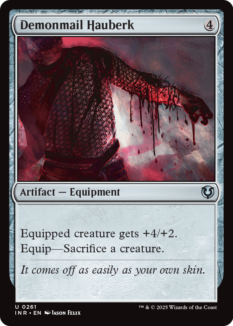 Demonmail Hauberk (INR-261) [Innistrad Remastered] Foil
