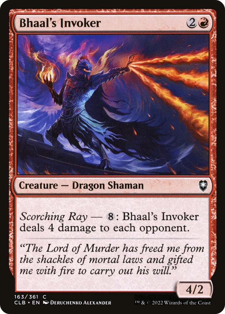 Bhaal's Invoker (CLB-163) [Commander Legends: Battle for Baldur's Gate] Foil