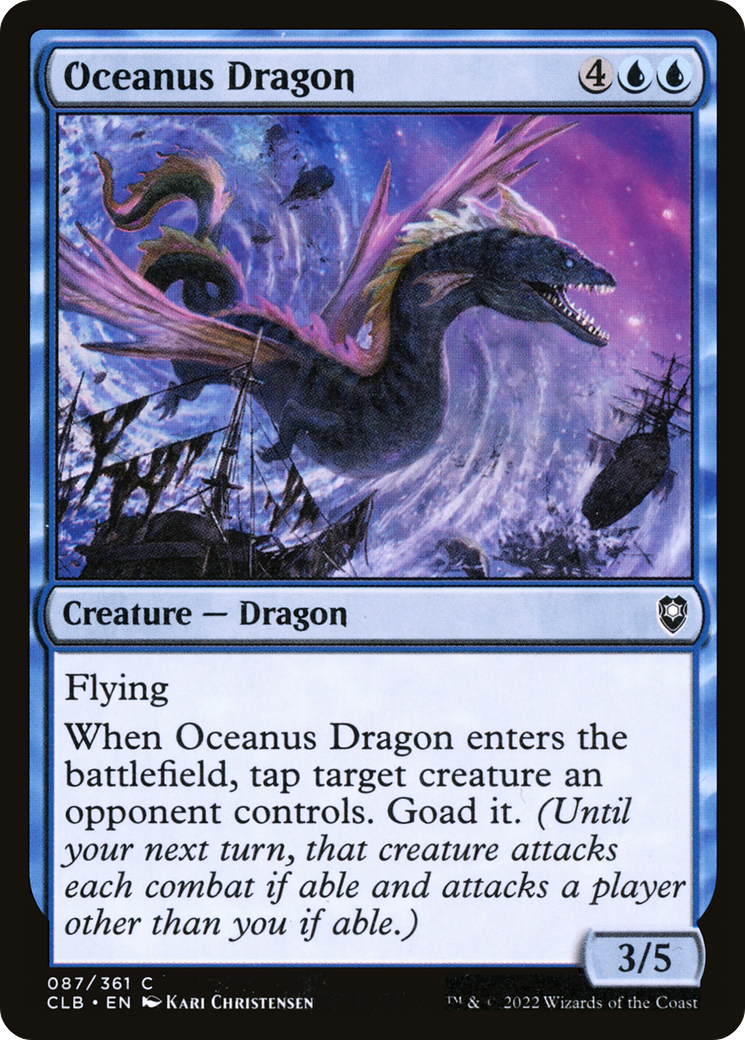 Oceanus Dragon (CLB-087) [Commander Legends: Battle for Baldur's Gate]