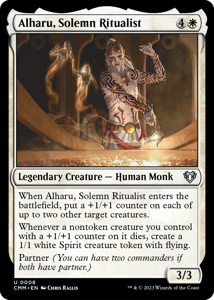 Alharu, Solemn Ritualist (CMM-008) [Commander Masters]