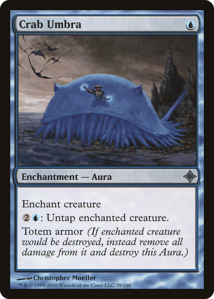 Crab Umbra (ROE-058) [Rise of the Eldrazi] Foil