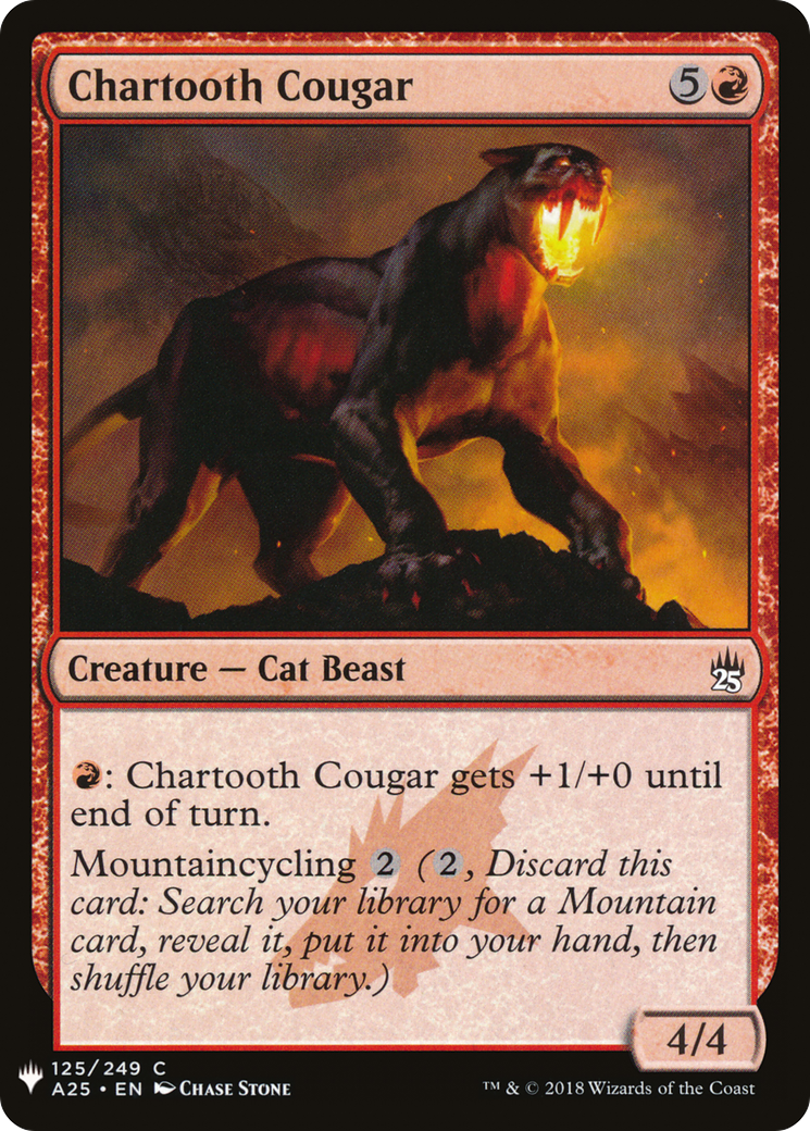 Chartooth Cougar (LIST-A25-125) [The List]