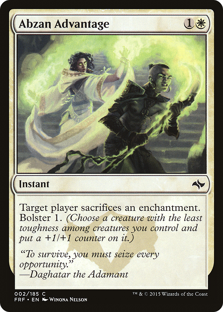 Abzan Advantage (FRF-002) [Fate Reforged] Foil