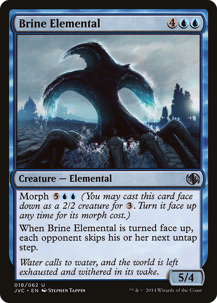 Brine Elemental (DD3-018) [Duel Decks Anthology: Jace vs. Chandra]