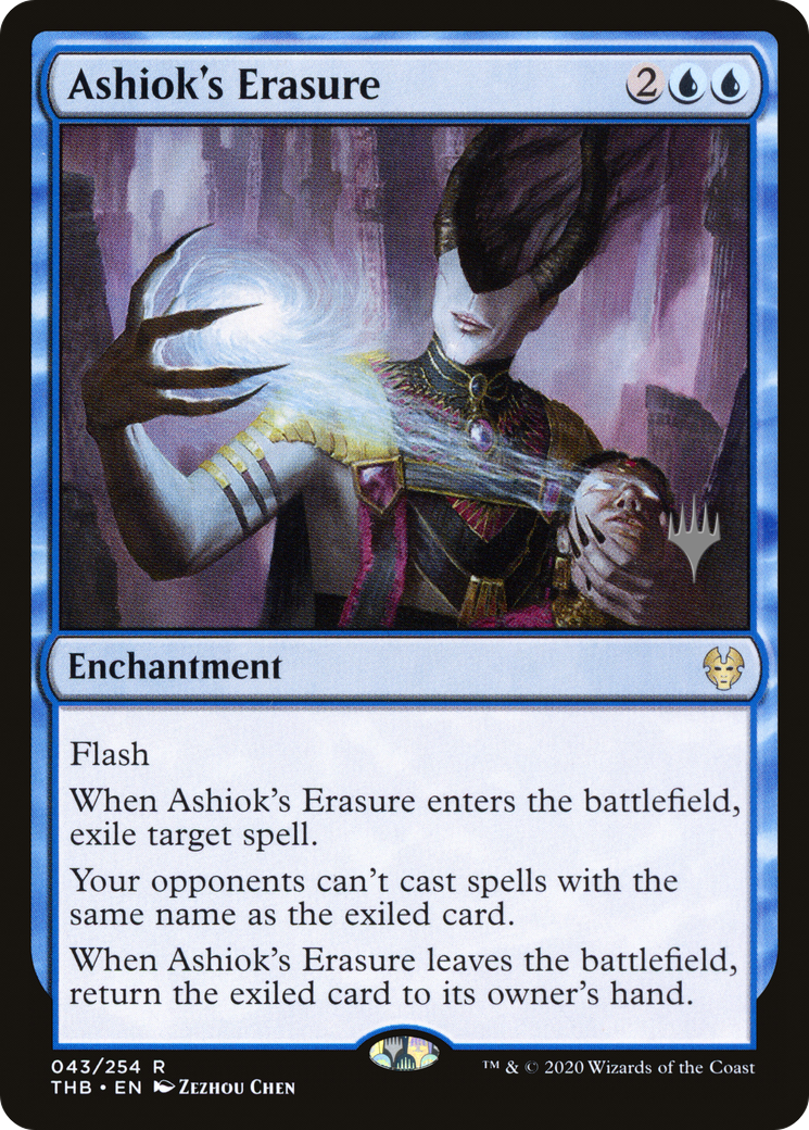 Ashiok's Erasure (PPTHB-043) [Promo Pack: Theros Beyond Death Promos] Foil