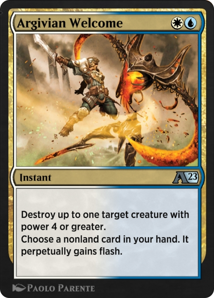 Argivian Welcome (YBRO-016) [Alchemy: The Brothers' War]