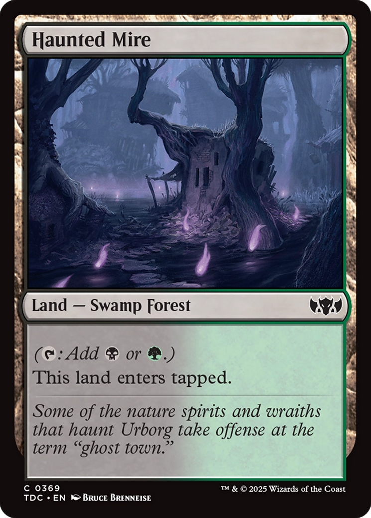 Haunted Mire (TDC-369) [Commander: Tarkir: Dragonstorm]