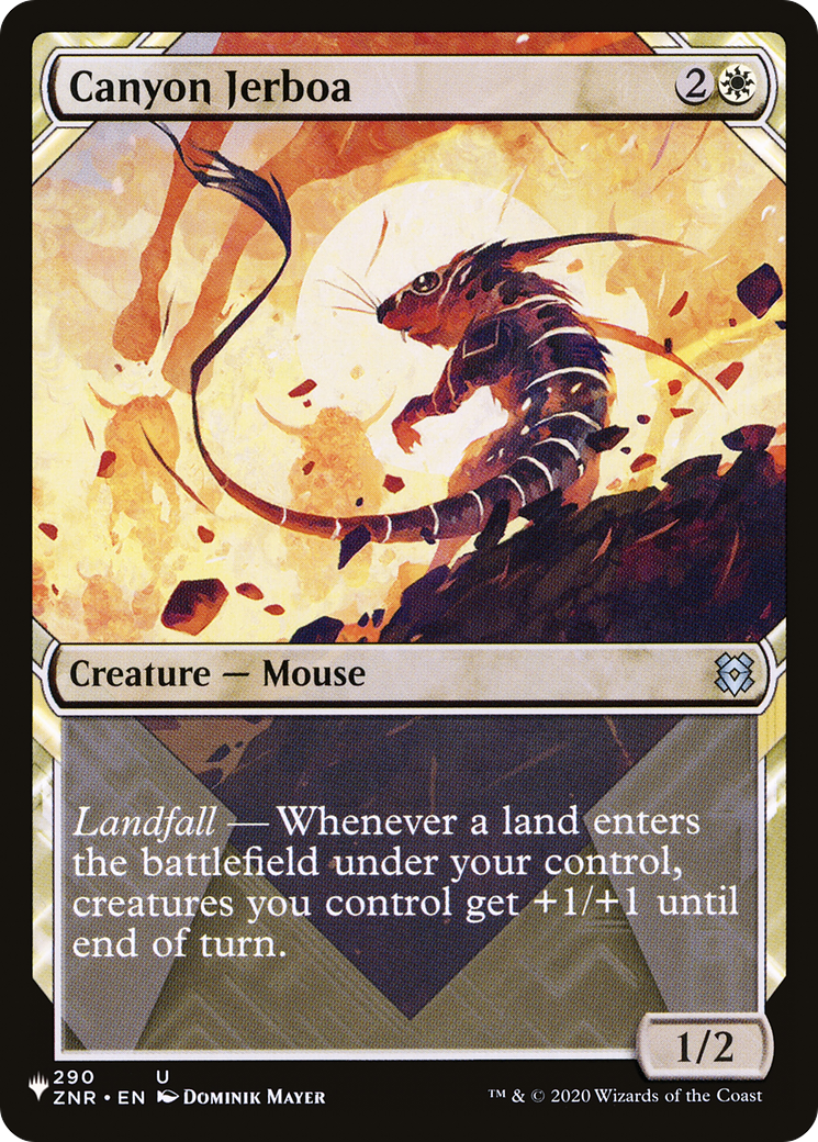 Canyon Jerboa (Showcase) (LIST-ZNR-290) [The List]