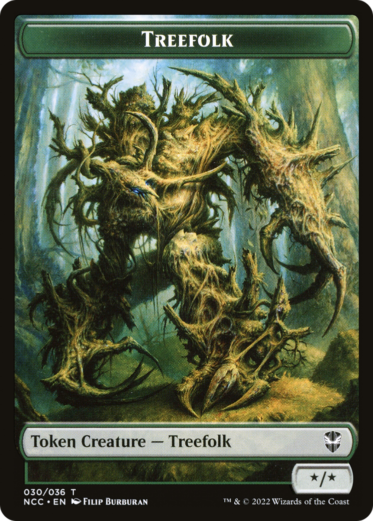 Treefolk (TNCC-030) [New Capenna Commander Tokens] Foil