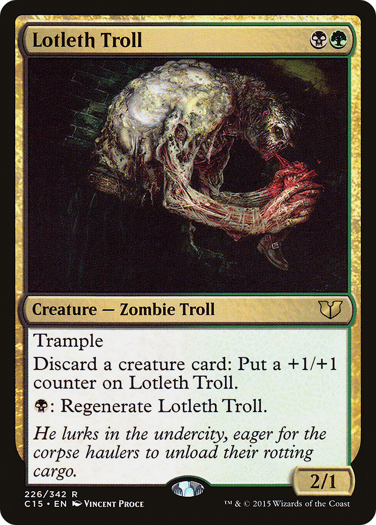 Lotleth Troll (C15-226) [Commander 2015]