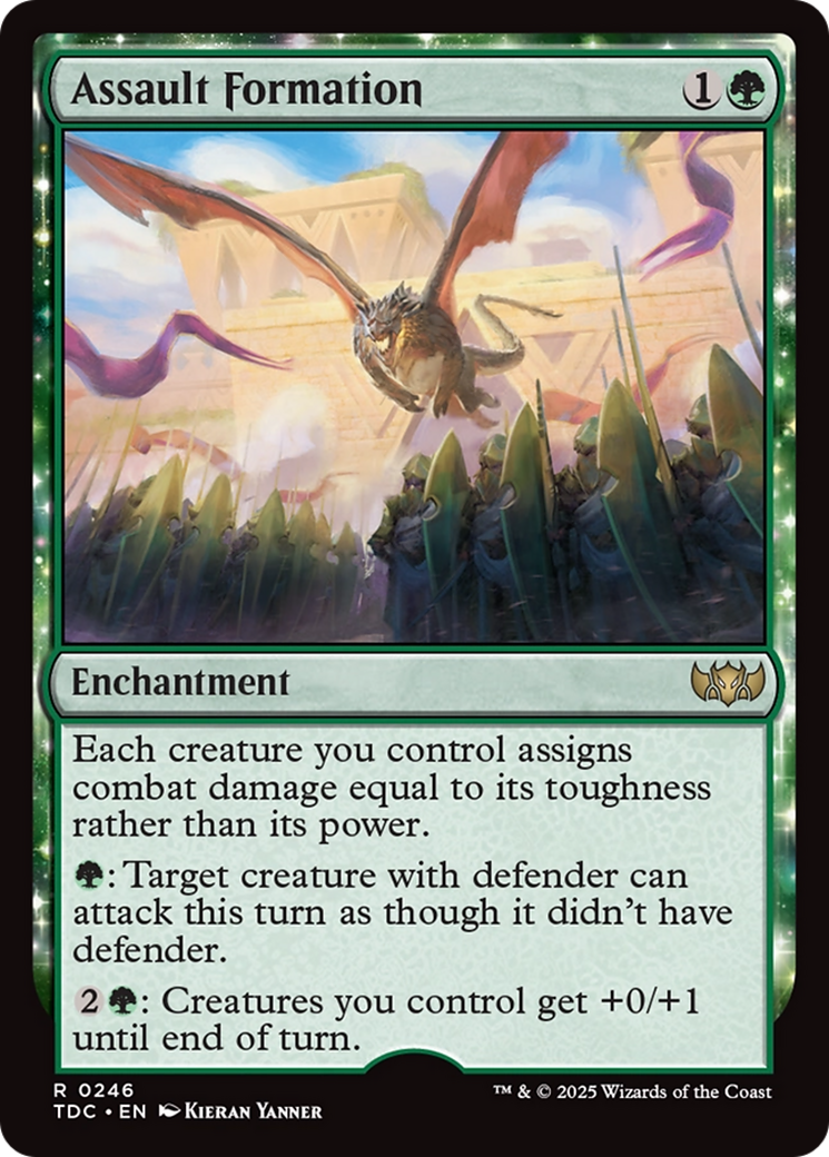 Assault Formation (TDC-246) [Commander: Tarkir: Dragonstorm]