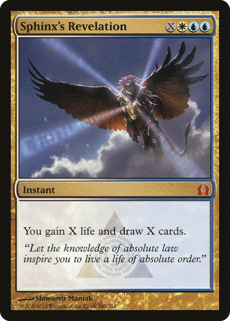 Sphinx's Revelation (RTR-200) [Return to Ravnica]