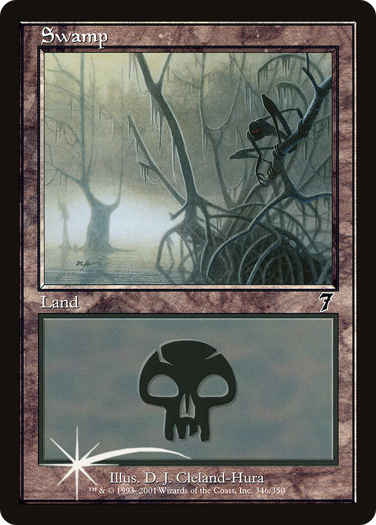 Swamp (7ED-346★) [7th Edition] Foil