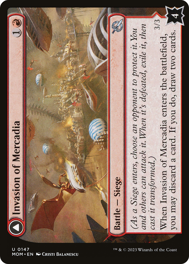 Invasion of Mercadia (MOM-147) [March of the Machine] Foil