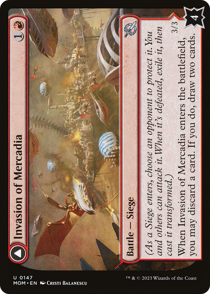 Invasion of Mercadia (MOM-147) [March of the Machine] Foil