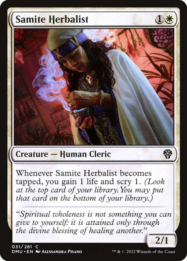 Samite Herbalist (DMU-031) [Dominaria United]