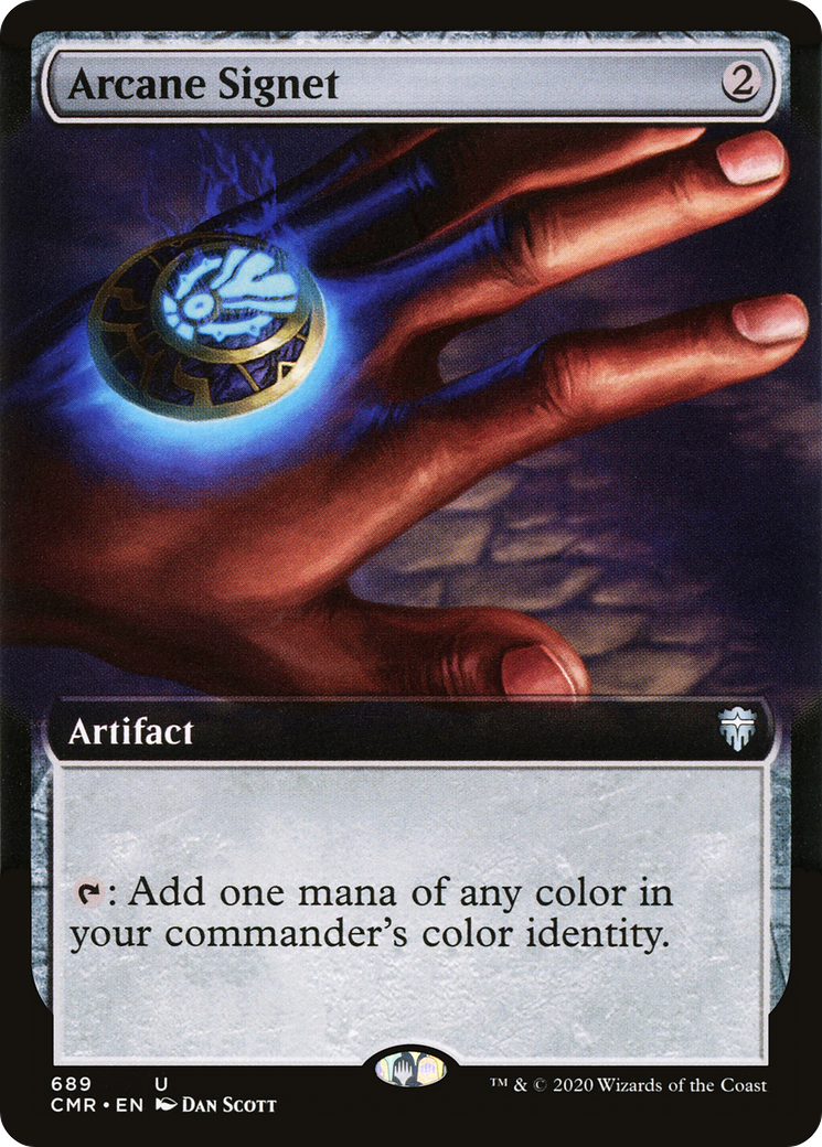 Arcane Signet (Extended Art) (CMR-689) [Commander Legends]