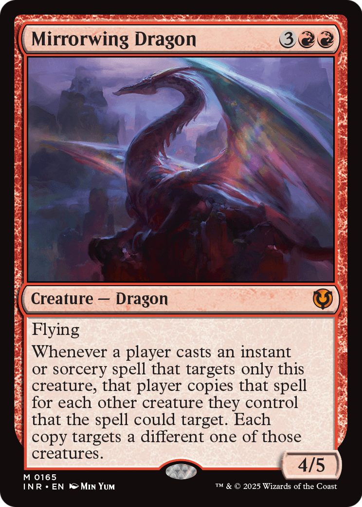 Mirrorwing Dragon (INR-165) [Innistrad Remastered] Foil