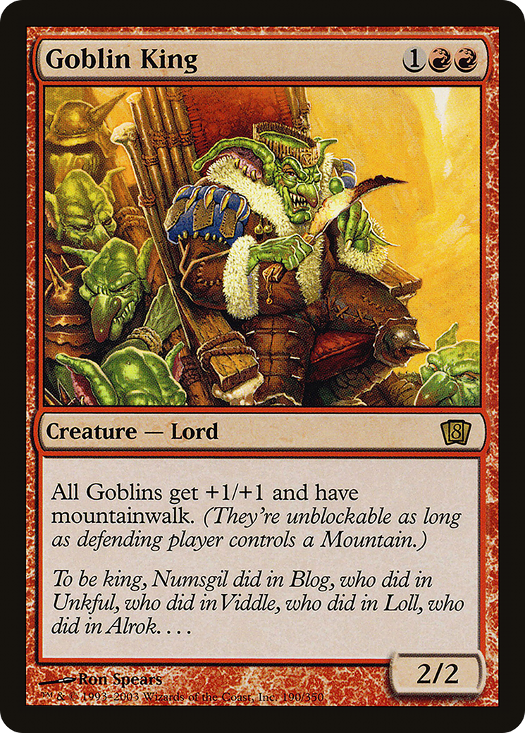 Goblin King (8ED-190) [8th Edition] Foil