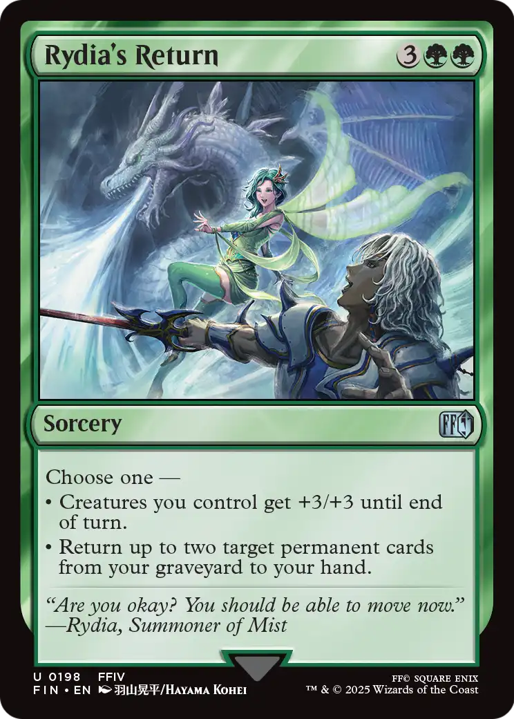 Rydia's Return (FIN-198) [FINAL FANTASY] Foil
