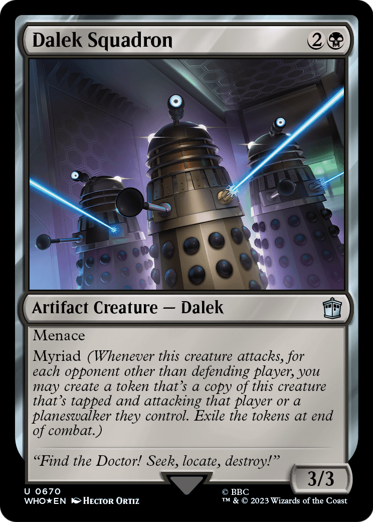 Dalek Squadron (Surge Foil) (WHO-670) [Doctor Who] Foil