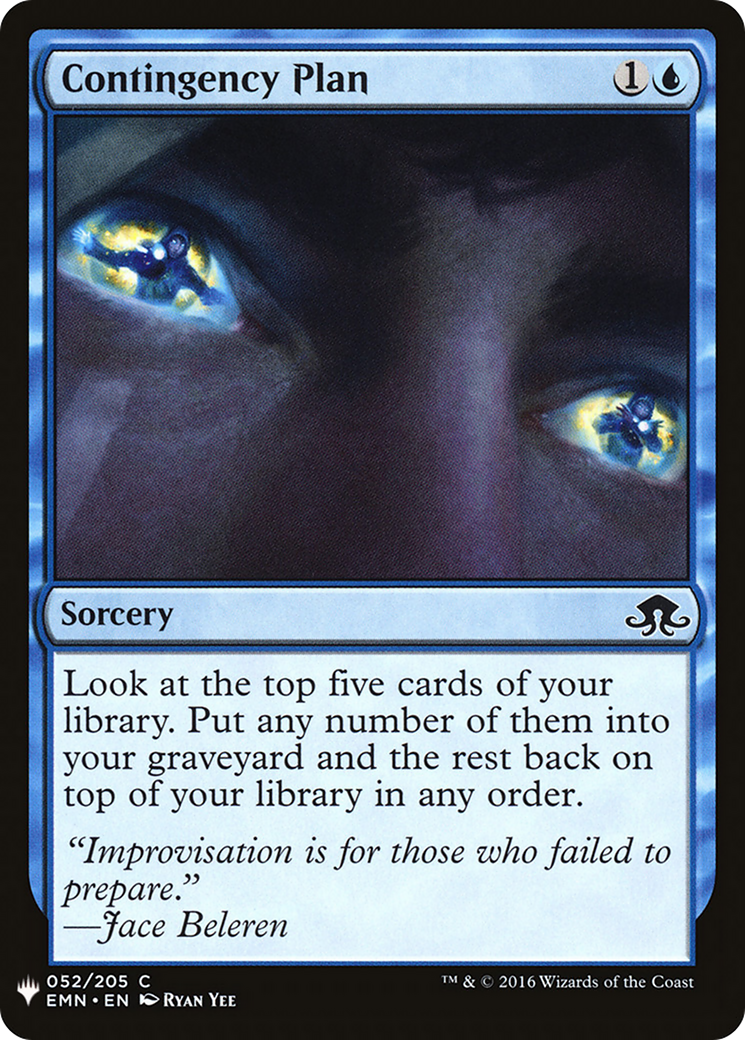 Contingency Plan (LIST-EMN-52) [The List]