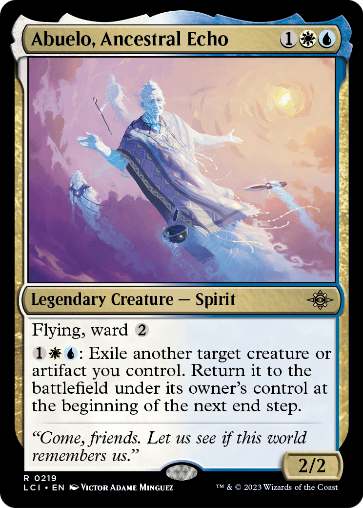 Abuelo, Ancestral Echo (LCI-219) [The Lost Caverns of Ixalan] Foil