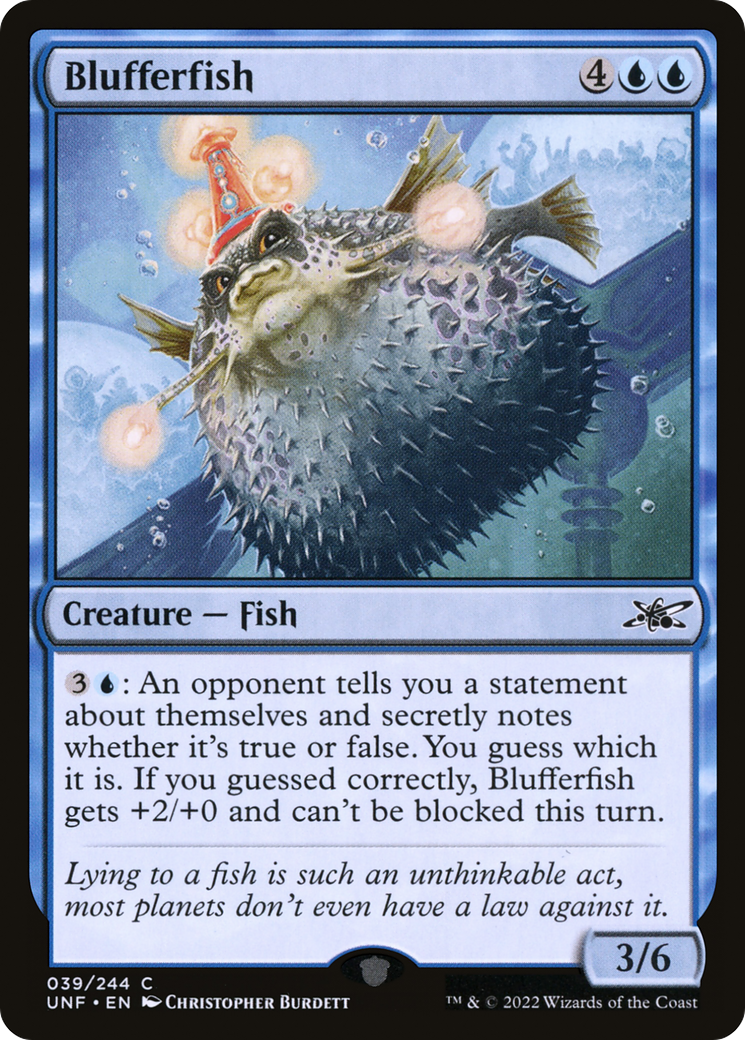 Blufferfish (UNF-039) [Unfinity]