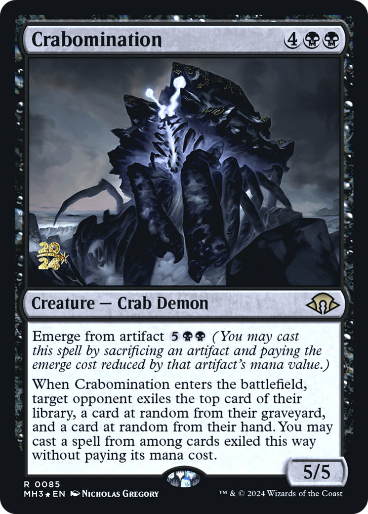 Crabomination (PRE-085) [Modern Horizons 3 Promos] Foil