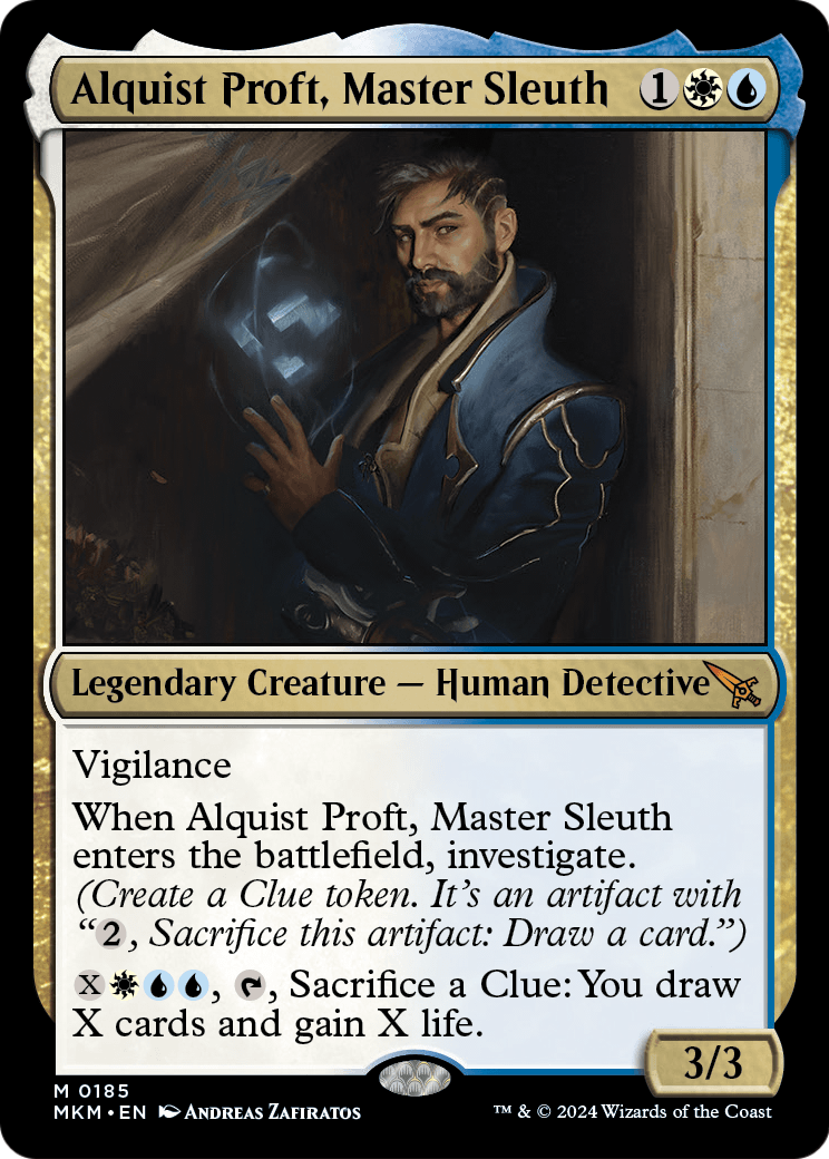 Alquist Proft, Master Sleuth (MKM-185) [Murders at Karlov Manor] Foil