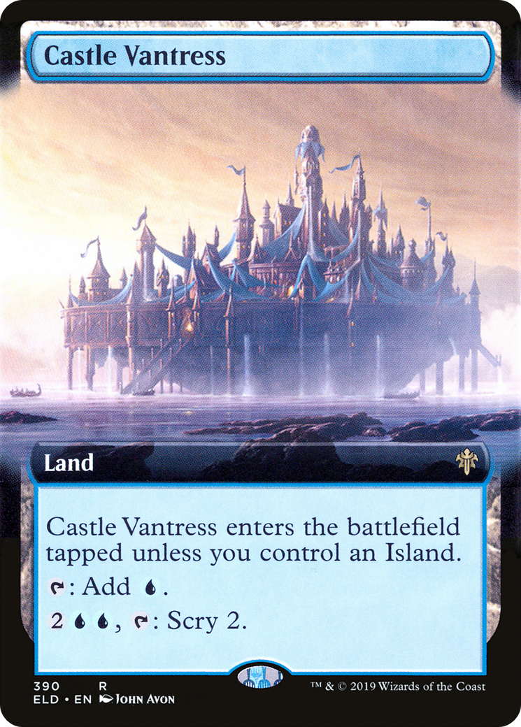 Castle Vantress (Extended Art) (ELD-390) [Throne of Eldraine] Foil