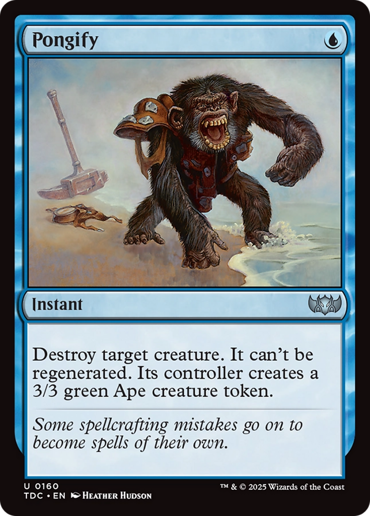 Pongify (TDC-160) [Commander: Tarkir: Dragonstorm]