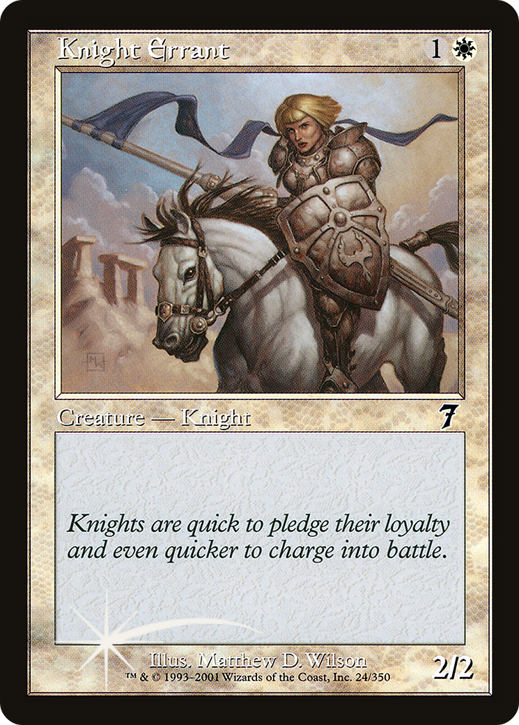 Knight Errant (7ED-24★) [7th Edition]