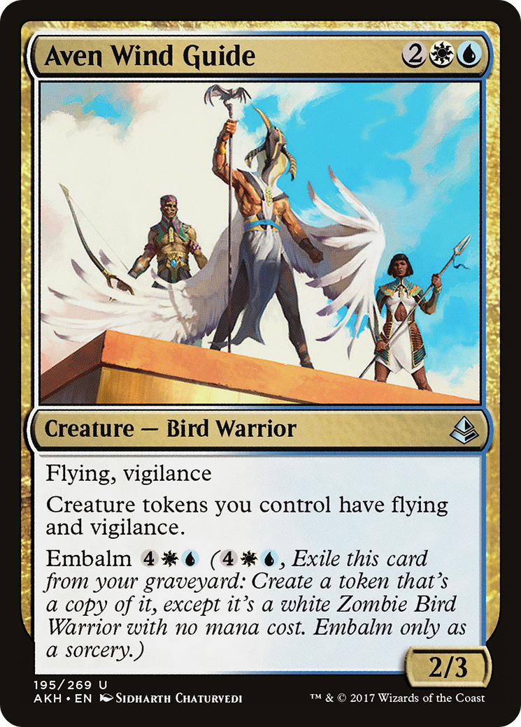 Aven Wind Guide (AKH-195) [Amonkhet] Foil